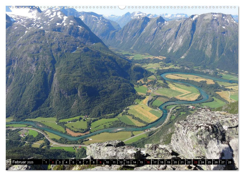 Norwegen - Im Land der Sagen, Mythen und Trolle (CALVENDO Premium Wandkalender 2025)