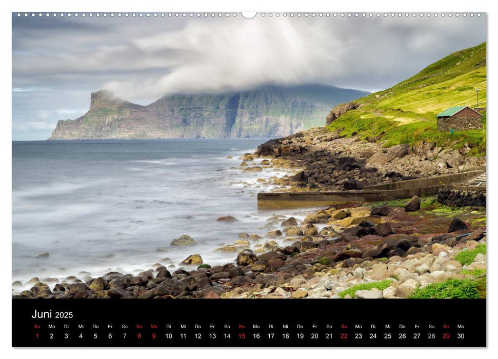 Wunderbare Färöer Inseln (CALVENDO Wandkalender 2025)