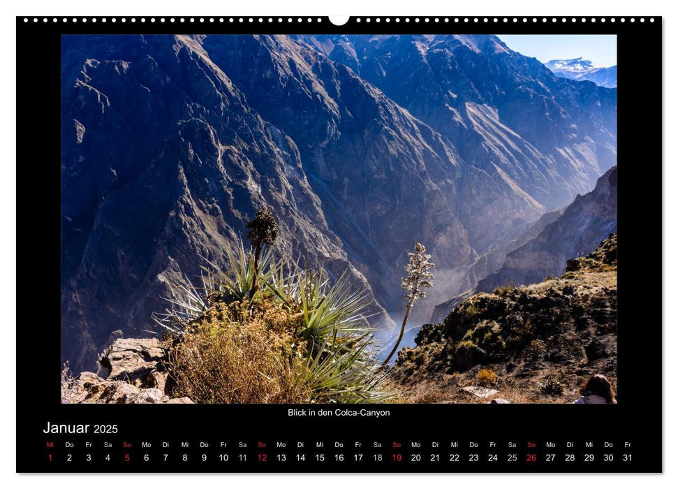 Exotisches Peru (CALVENDO Wandkalender 2025)