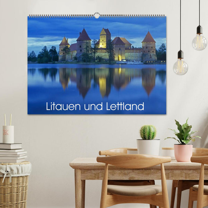 Litauen und Lettland (CALVENDO Wandkalender 2025)
