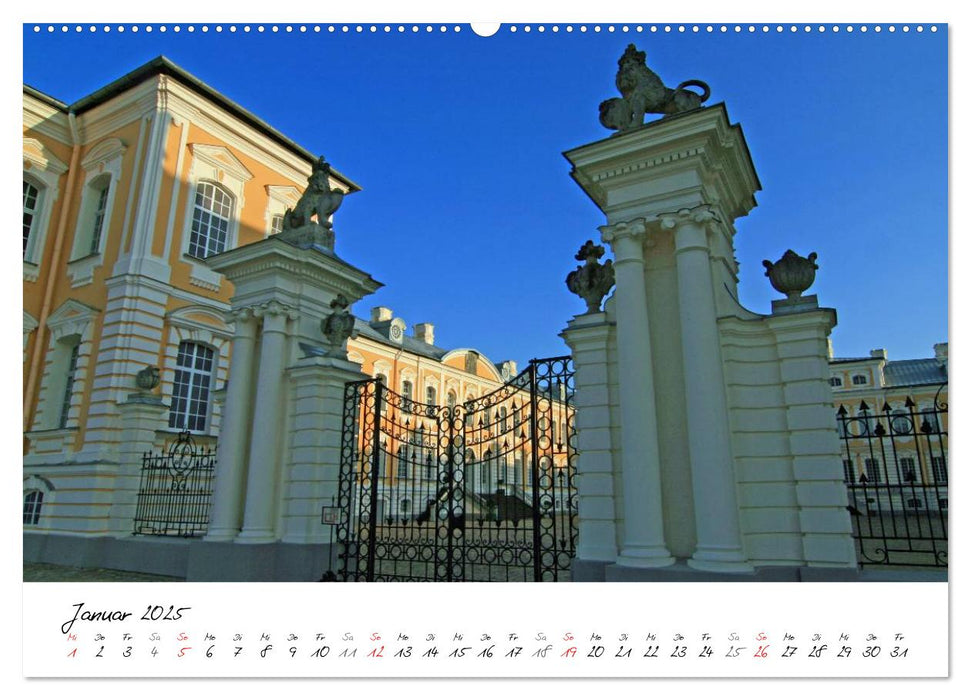 Litauen und Lettland (CALVENDO Wandkalender 2025)