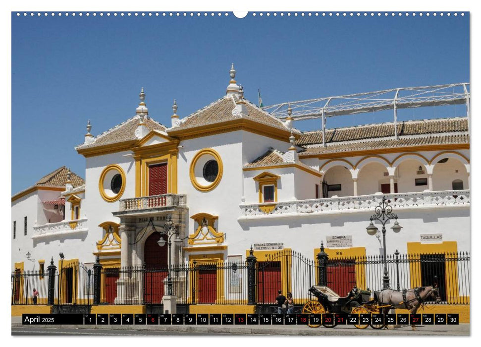 Sevilla Impressionen im Querformat 2025 (CALVENDO Premium Wandkalender 2025)