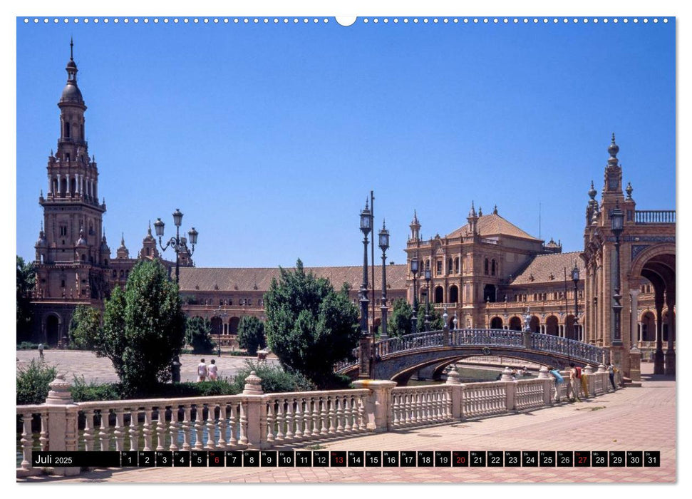 Sevilla Impressionen im Querformat 2025 (CALVENDO Premium Wandkalender 2025)
