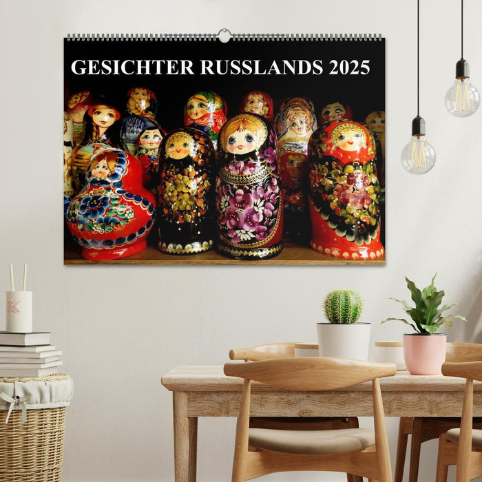 GESICHTER RUSSLANDS 2025 (CALVENDO Wandkalender 2025)