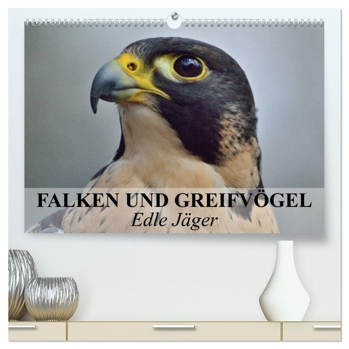 Falken und Greifvögel. Edle Jäger (CALVENDO Premium Wandkalender 2025)