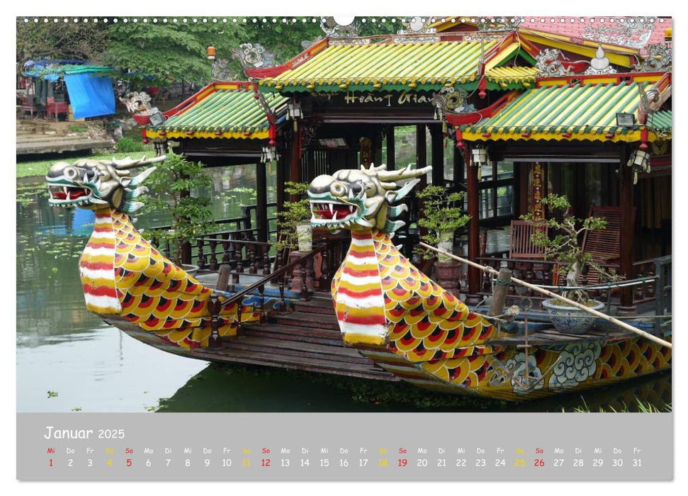 Vietnamesische Impressionen (CALVENDO Premium Wandkalender 2025)