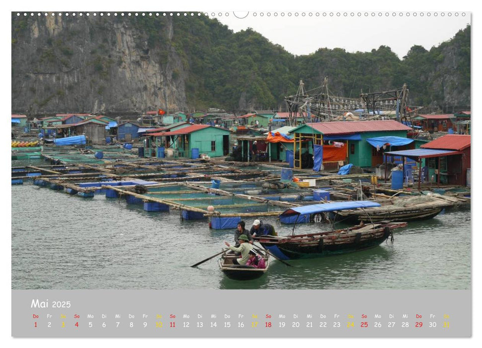 Vietnamesische Impressionen (CALVENDO Premium Wandkalender 2025)