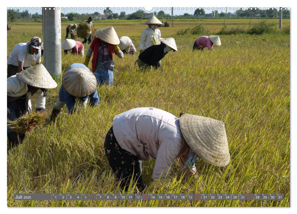 Menschen in Vietnam (CALVENDO Premium Wandkalender 2025)