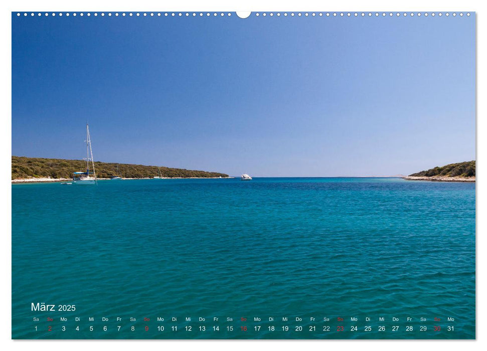 OFFSHORE KROATIEN (CALVENDO Premium Wandkalender 2025)