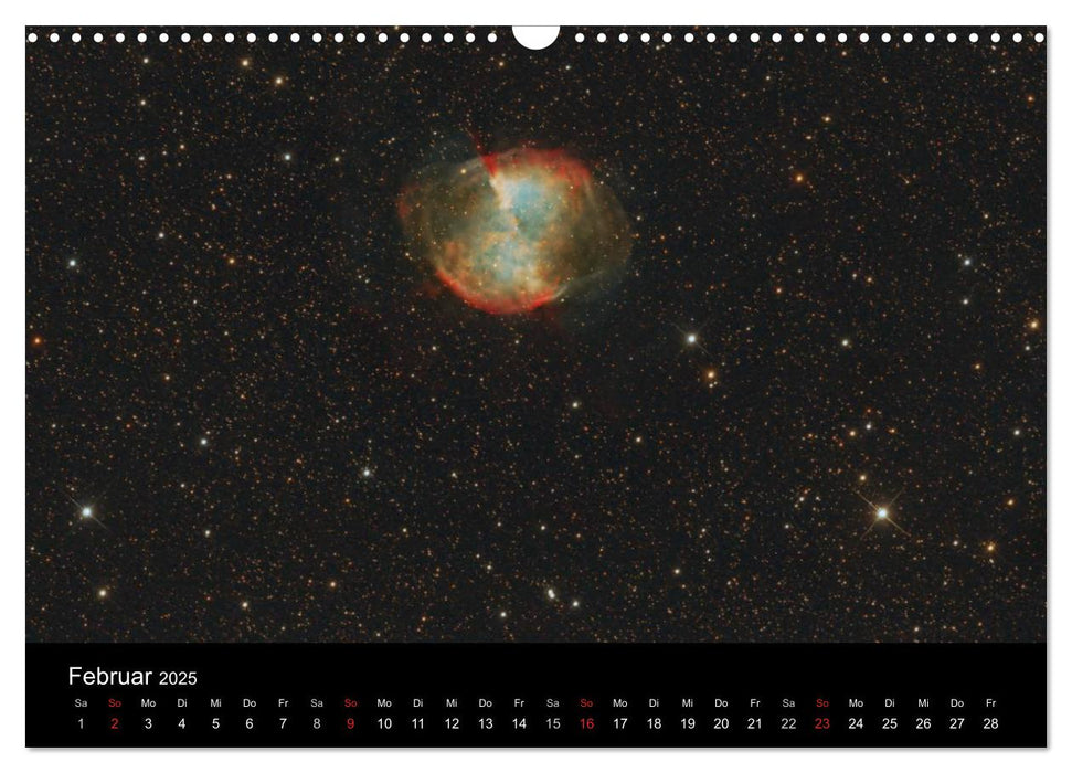 Universum - Eine Reise zu den Sternen (CALVENDO Wandkalender 2025)