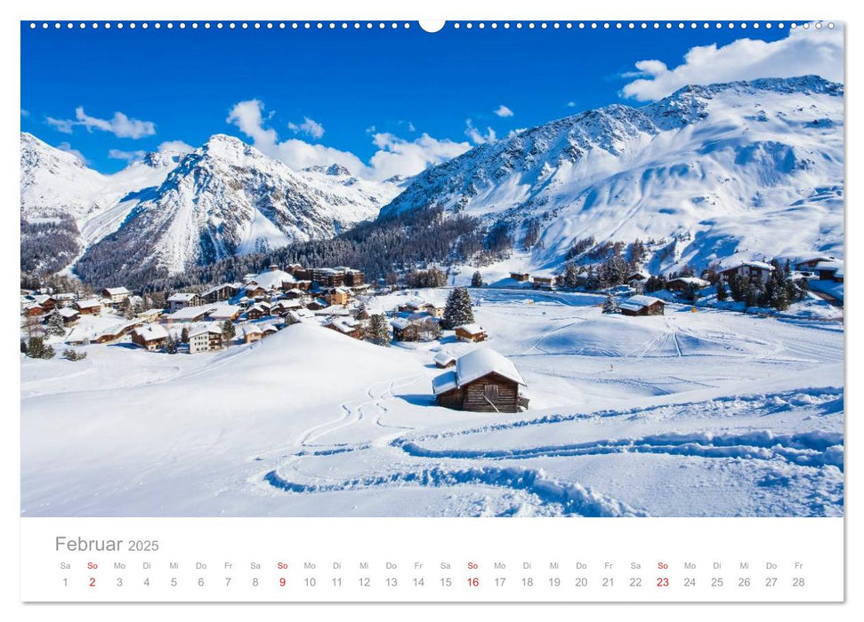 Reise durch die SCHWEIZ (CALVENDO Premium Wandkalender 2025)