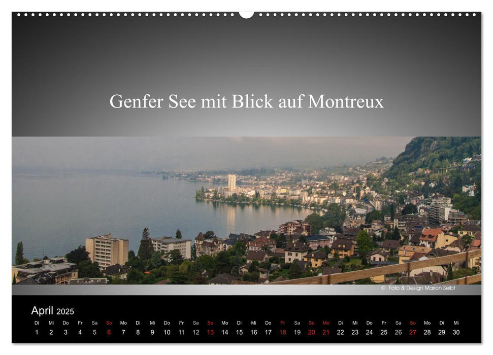 Panorama Schweiz (CALVENDO Premium Wandkalender 2025)