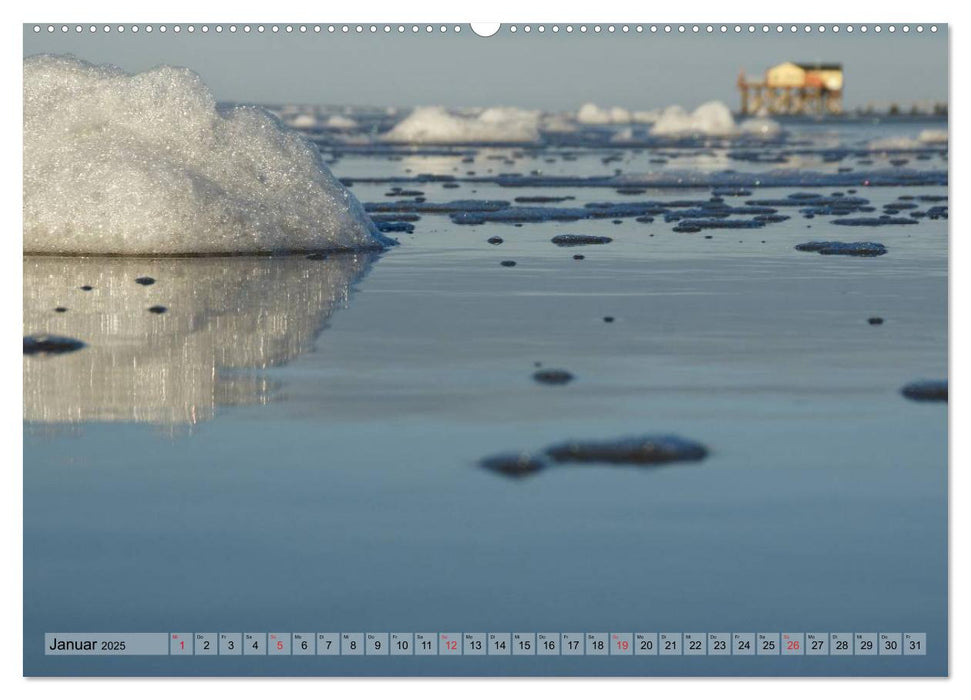 ST. PETER-ORDING PURistisch (CALVENDO Premium Wandkalender 2025)