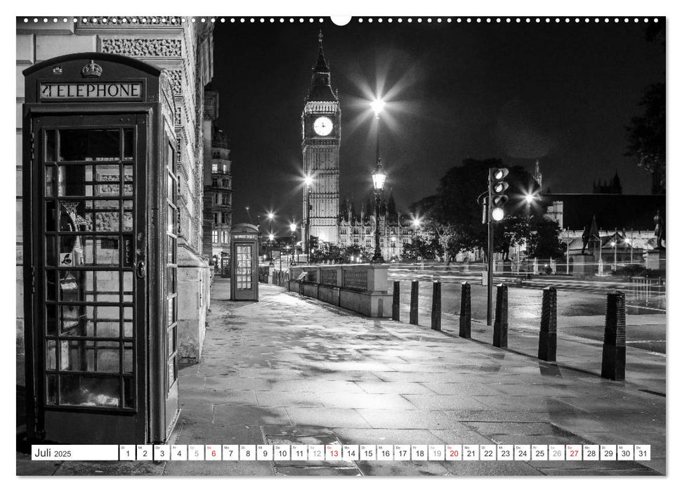 London Stadt an der Themse (CALVENDO Premium Wandkalender 2025)