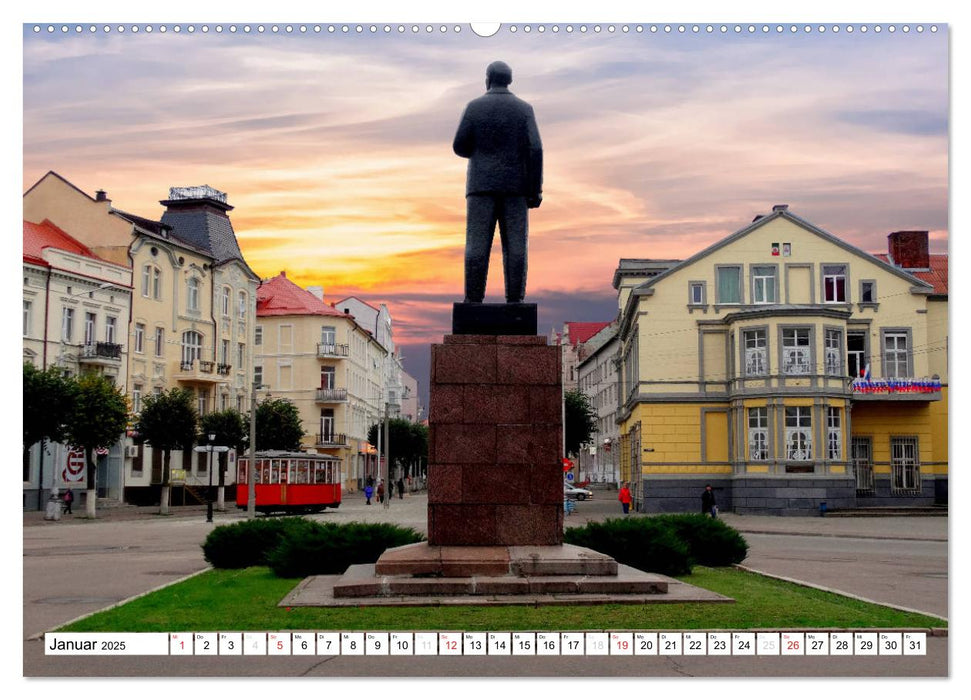 TILSIT HEUTE - Begegnungen mit Lenin und Königin Luise (CALVENDO Wandkalender 2025)