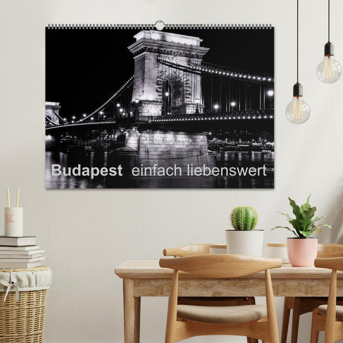 Budapest einfach liebenswert (CALVENDO Wandkalender 2025)