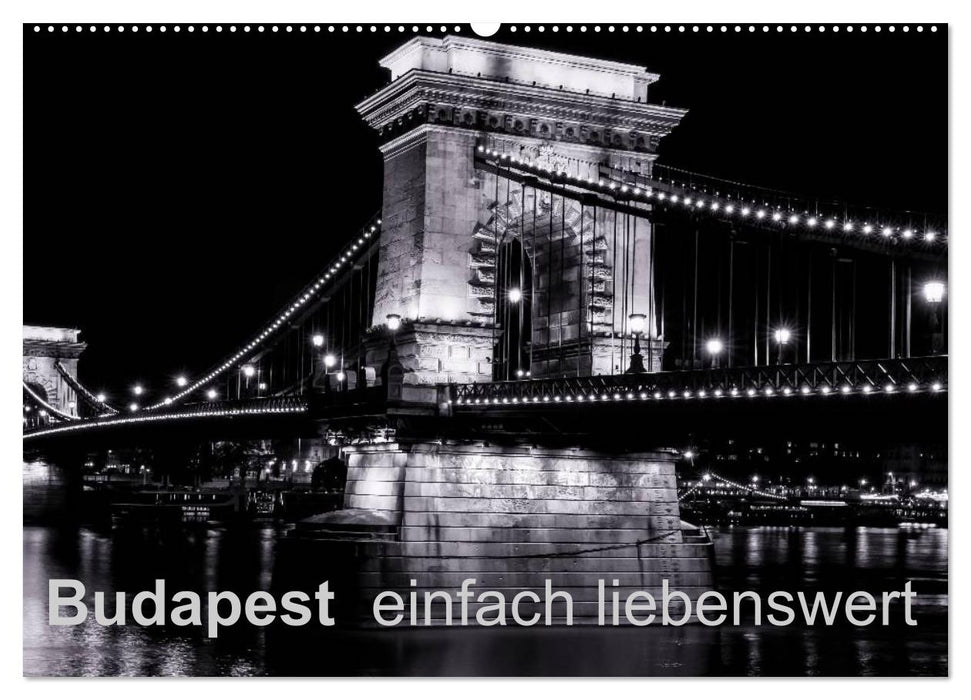 Budapest einfach liebenswert (CALVENDO Wandkalender 2025)