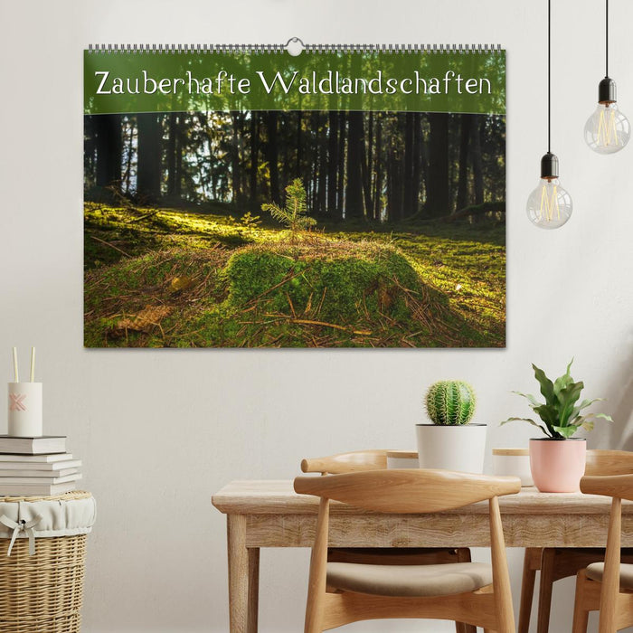 Zauberhafte Waldlandschaften (CALVENDO Wandkalender 2025)