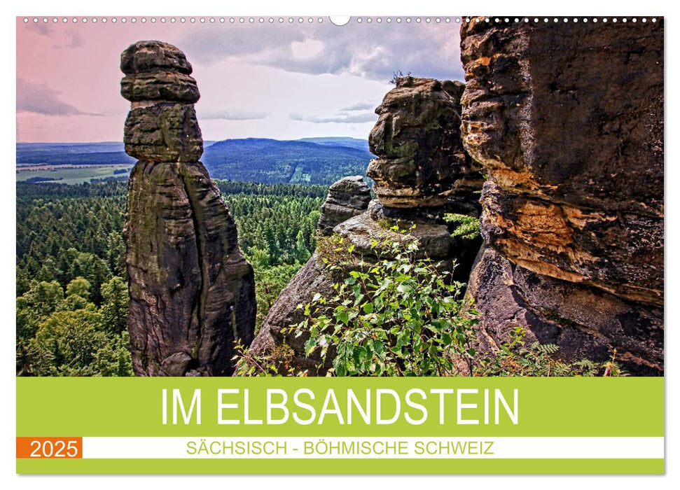 Im Elbsandstein - Sächsisch-böhmische Schweiz (CALVENDO Wandkalender 2025)