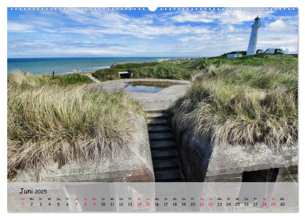 Bunker Zeitzeugen der Geschichte (CALVENDO Wandkalender 2025)