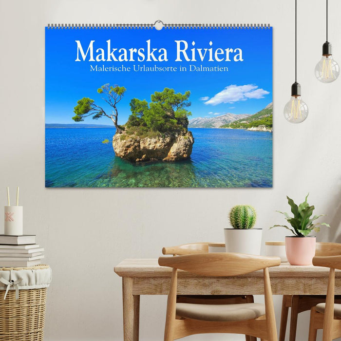 Makarska Riviera - Malerische Urlaubsorte in Dalmatien (CALVENDO Wandkalender 2025)