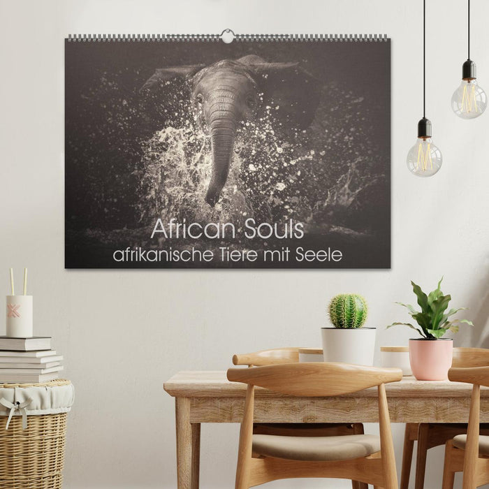 African Souls - afrikanische Tiere mit Seele (CALVENDO Wandkalender 2025)