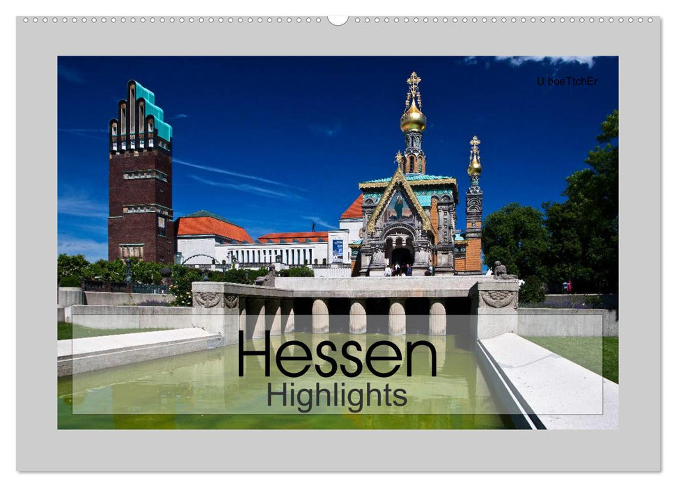 Hessen Highlights (CALVENDO Wandkalender 2025)
