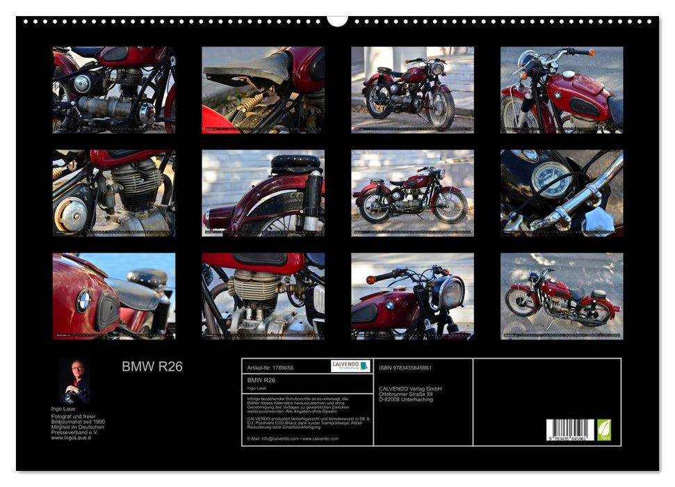 BMW R26 (CALVENDO Wandkalender 2025)