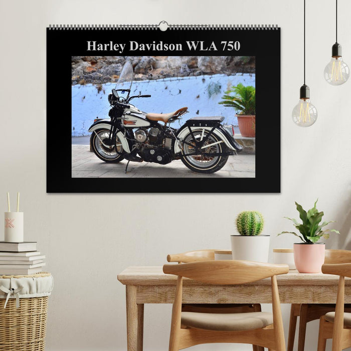 Harley Davidson WLA 750 (CALVENDO Wandkalender 2025)