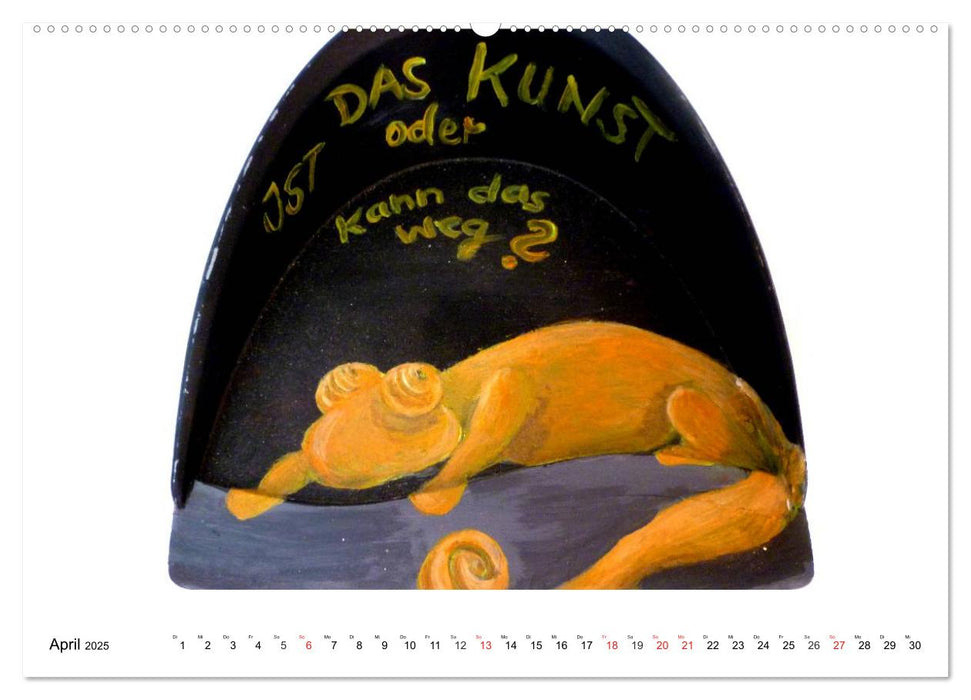 Kunst und Chamäleons (CALVENDO Wandkalender 2025)