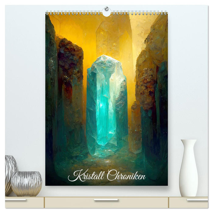 Kristall Chroniken (CALVENDO Premium Wandkalender 2025)