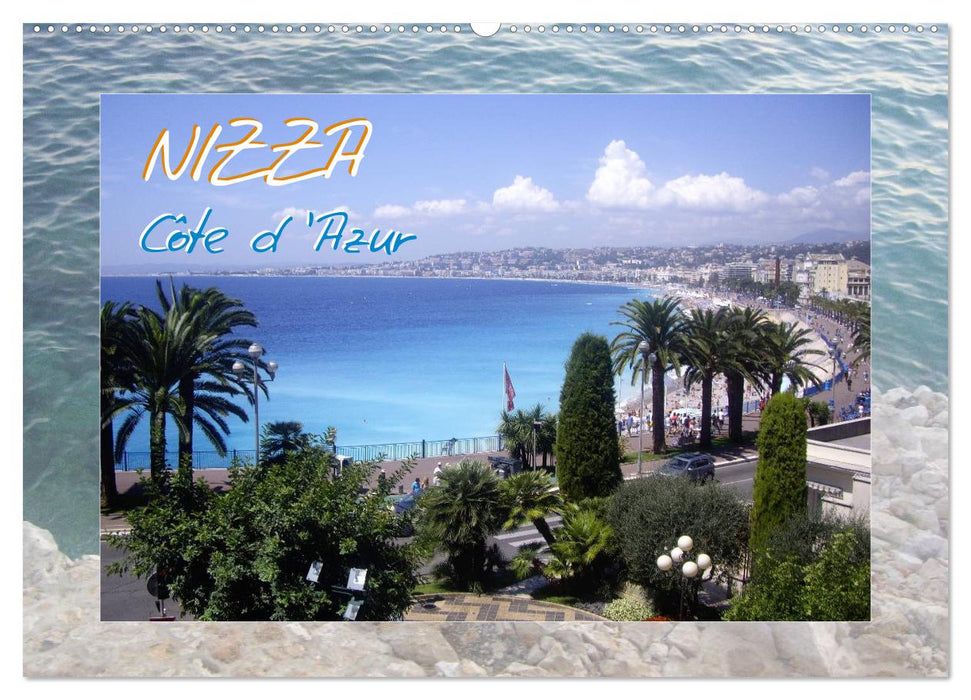 Nizza, Côte d'Azur (CALVENDO Wandkalender 2025)