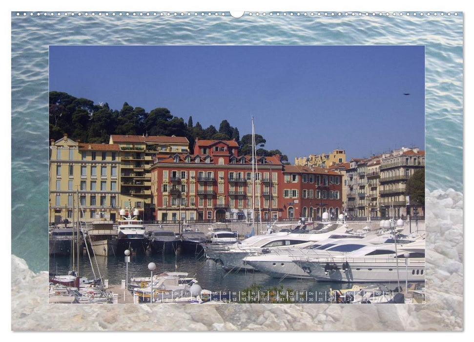 Nizza, Côte d'Azur (CALVENDO Wandkalender 2025)