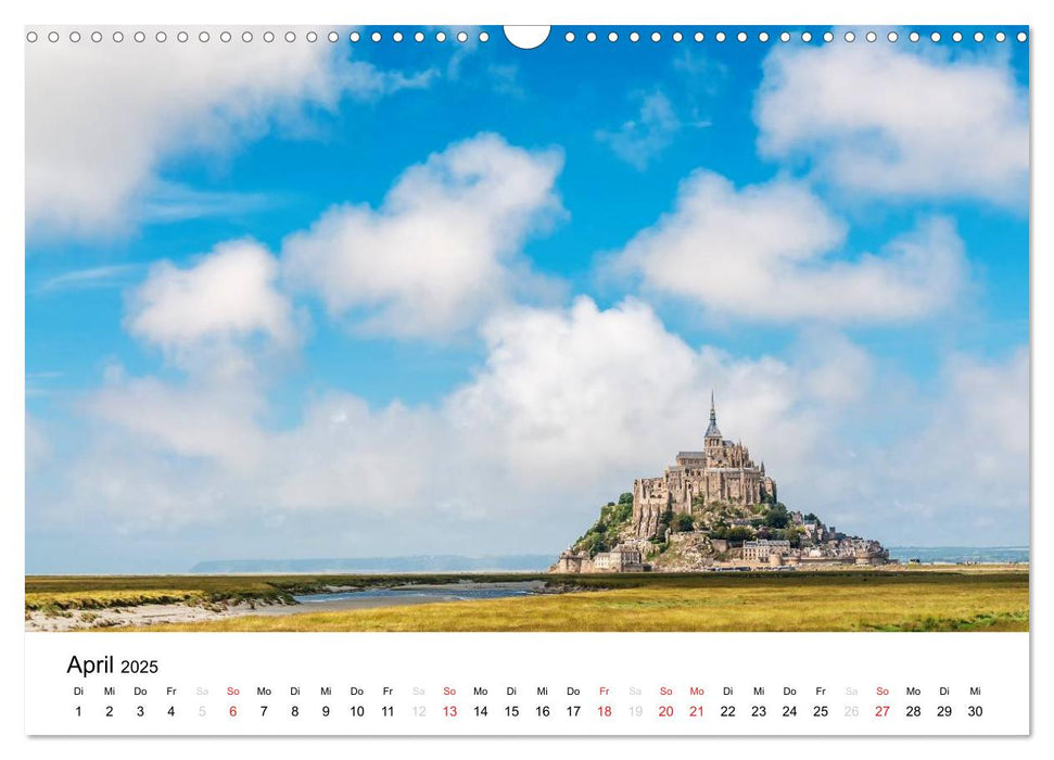Traumhafte Normandie (CALVENDO Wandkalender 2025)