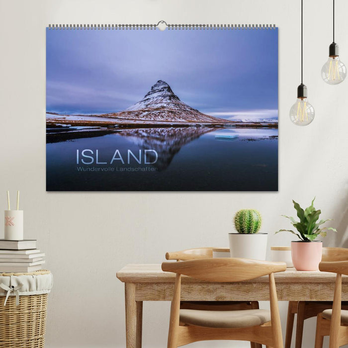 Island - Wundervolle Landschaften (CALVENDO Wandkalender 2025)