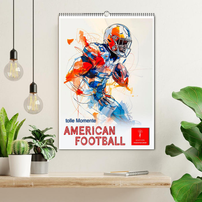 American Football - tolle Momente (CALVENDO Wandkalender 2025)