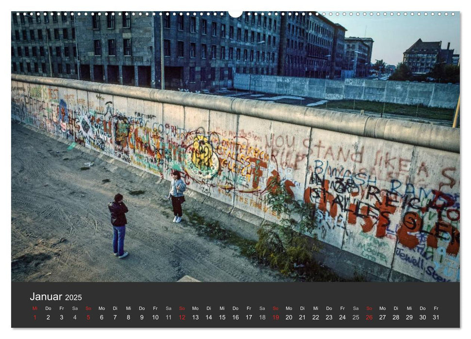 Berlin - der Fall der Mauer (CALVENDO Wandkalender 2025)