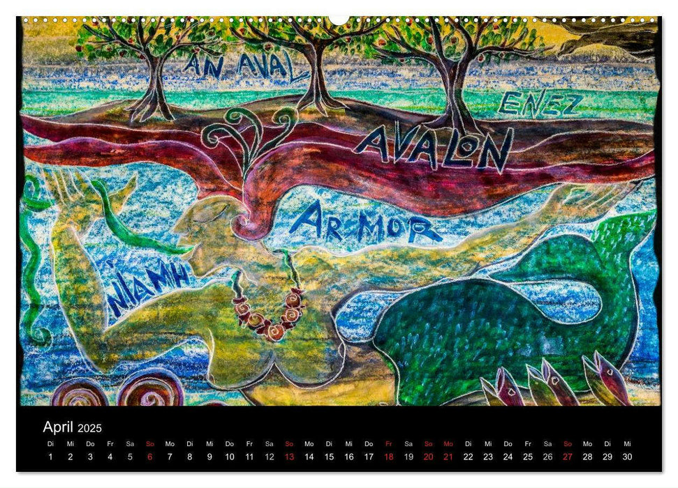 Von Meerfrauen und Meermännern (CALVENDO Wandkalender 2025)