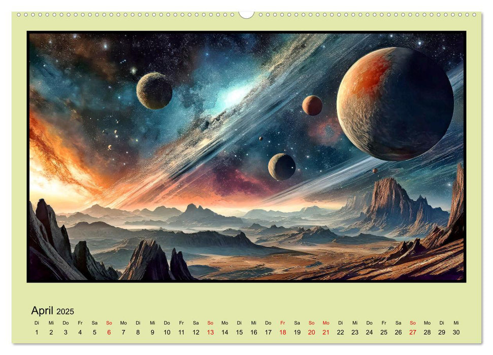 Der Zauber fremder Welten (CALVENDO Wandkalender 2025)