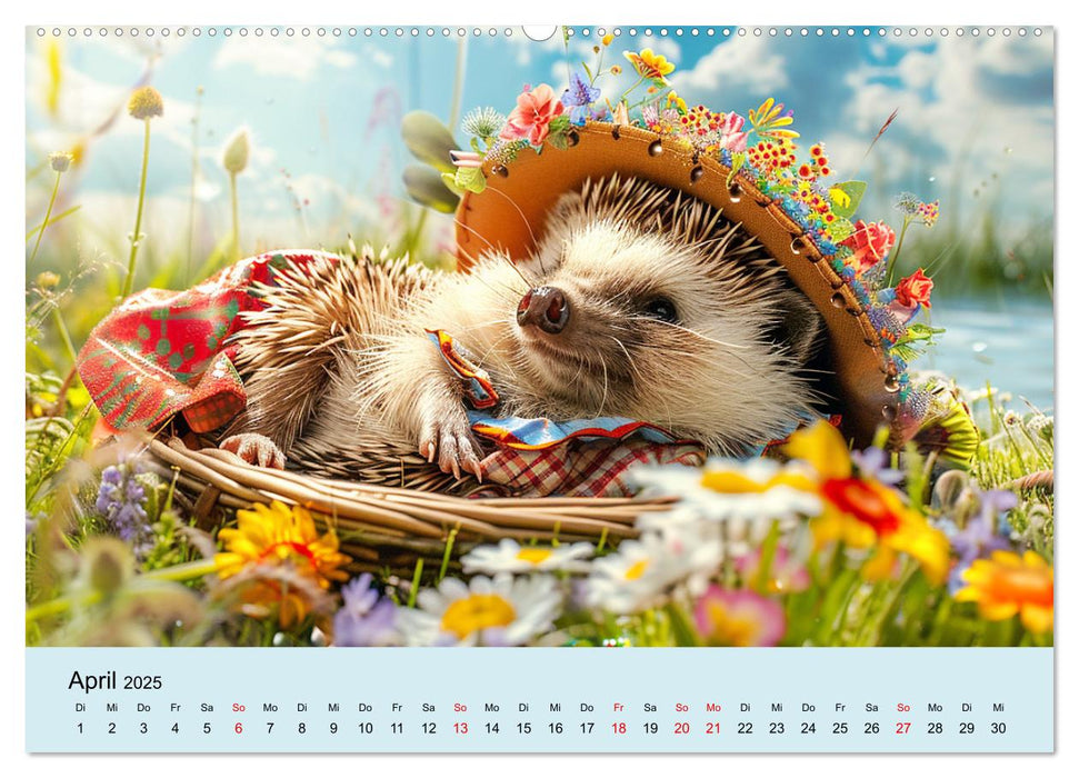 Die schönsten Tiermodels. Schicke Outfits und High Fashion (CALVENDO Wandkalender 2025)