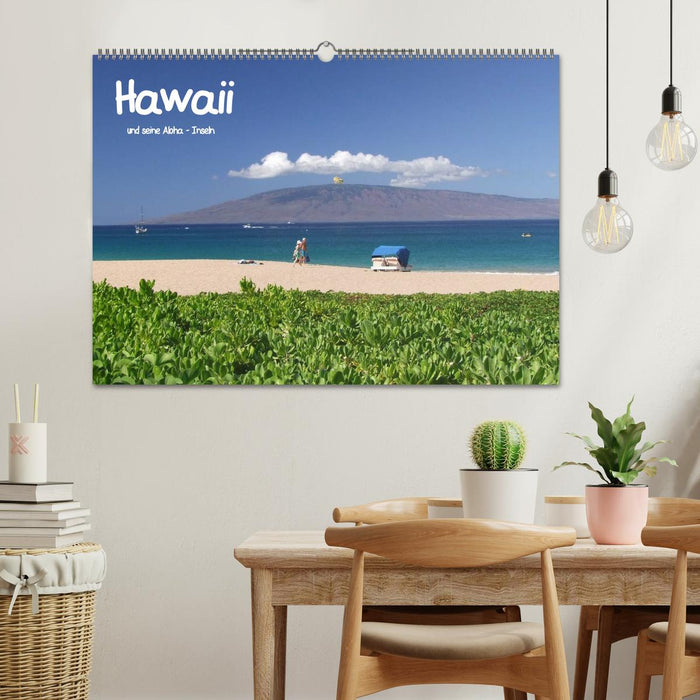 Hawaii und seine Aloha - Inseln (CALVENDO Wandkalender 2025)