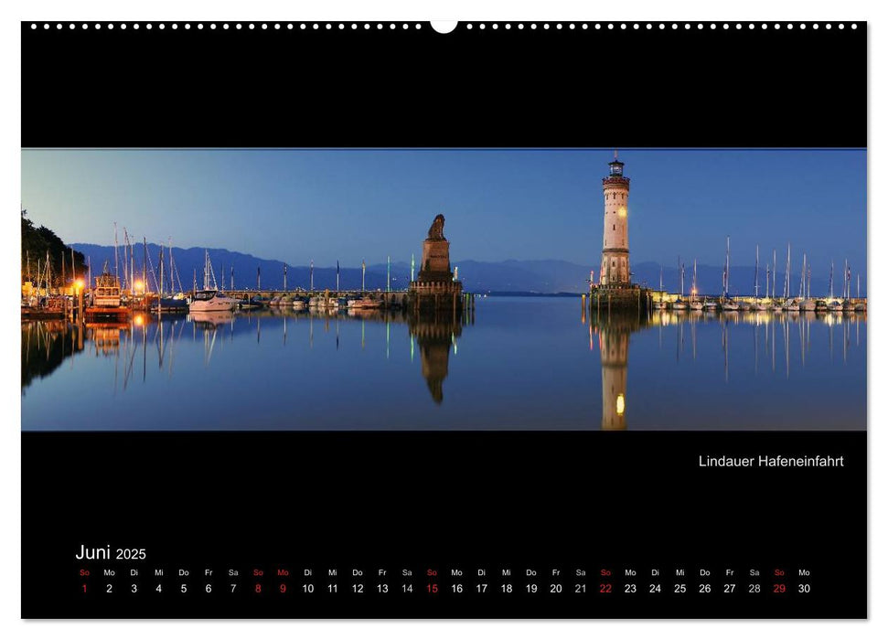 Panoramen vom Bodensee (CALVENDO Wandkalender 2025)