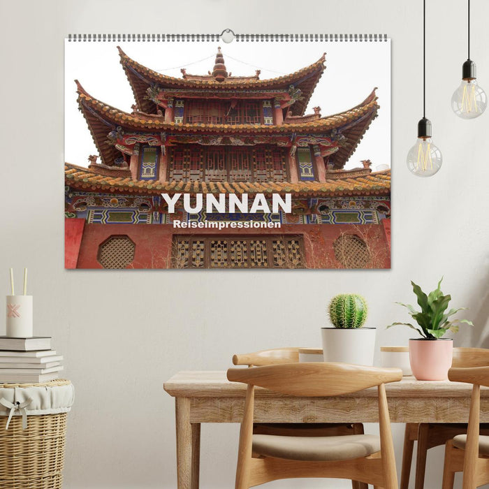 Yunnan - Reiseimpressionen (CALVENDO Wandkalender 2025)