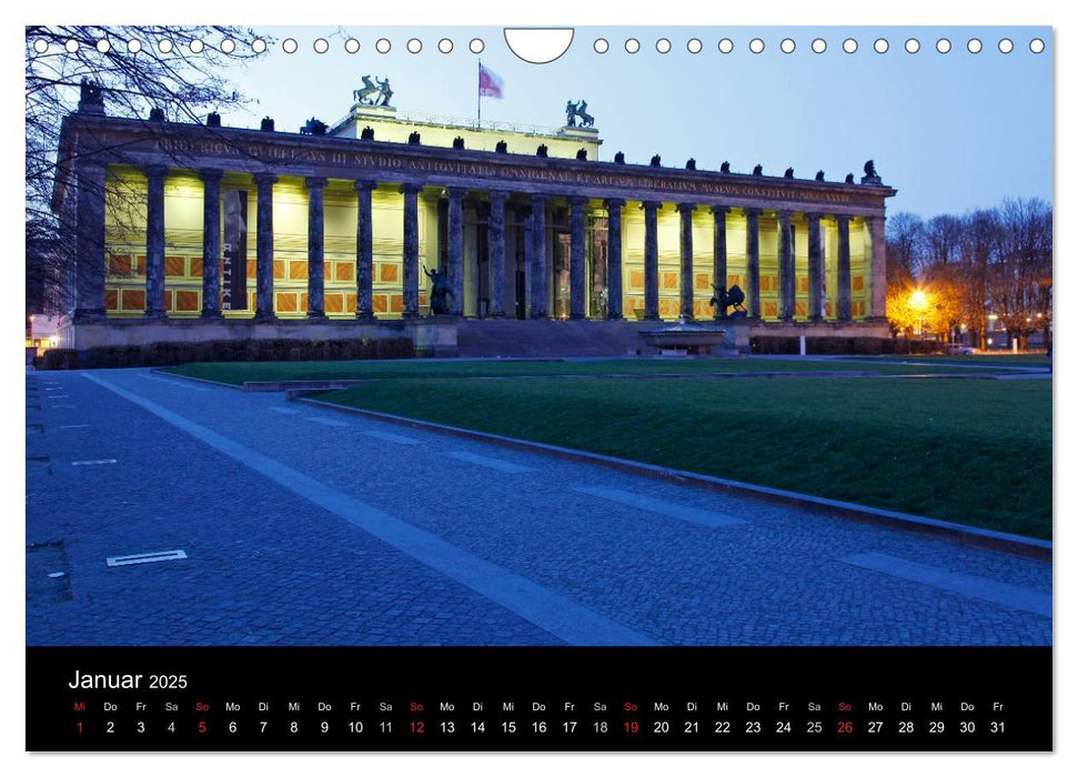 Ein Abend in Berlin (CALVENDO Wandkalender 2025)