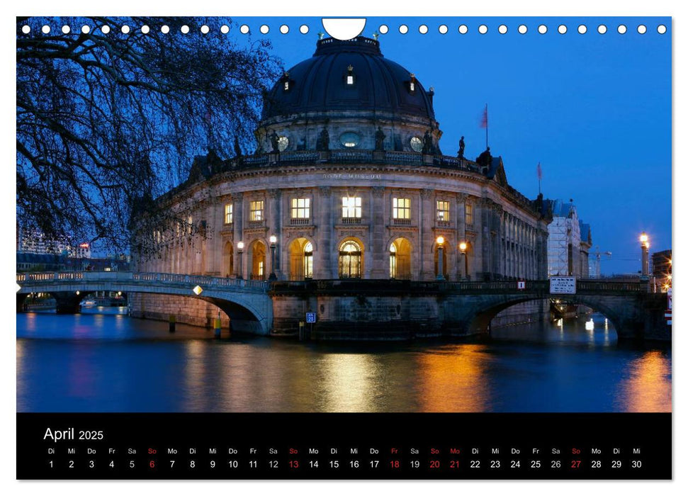 Ein Abend in Berlin (CALVENDO Wandkalender 2025)