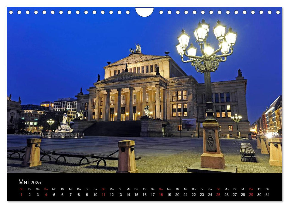 Ein Abend in Berlin (CALVENDO Wandkalender 2025)