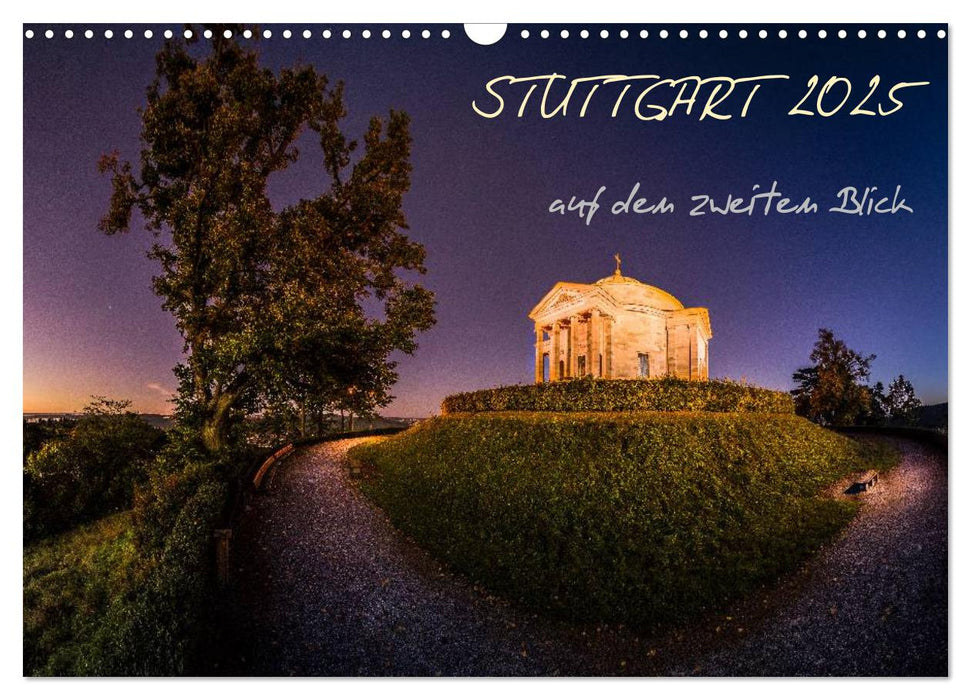 STUTTGART 2025 auf den zweiten Blick (CALVENDO Wandkalender 2025)