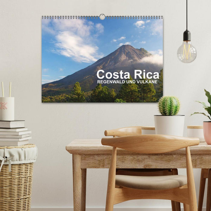 Costa Rica - Regenwald und Vulkane (CALVENDO Wandkalender 2025)