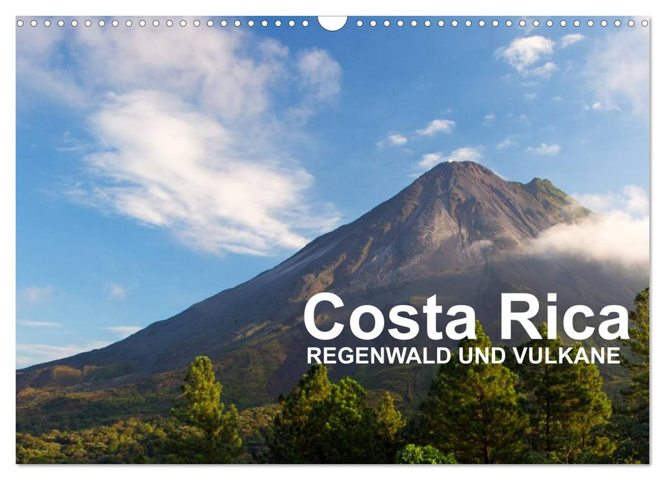 Costa Rica - Regenwald und Vulkane (CALVENDO Wandkalender 2025)