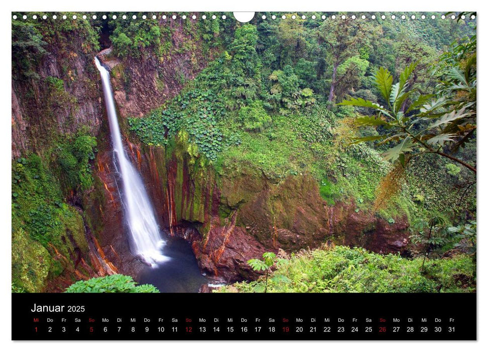 Costa Rica - Regenwald und Vulkane (CALVENDO Wandkalender 2025)